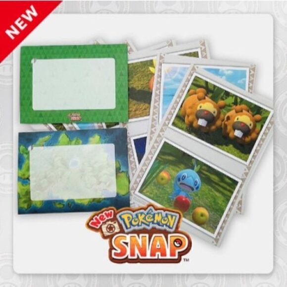 NEW POKEMON SNAP LETTER ENVELOPE PICTURE FRAME SET - Picture 1 of 6